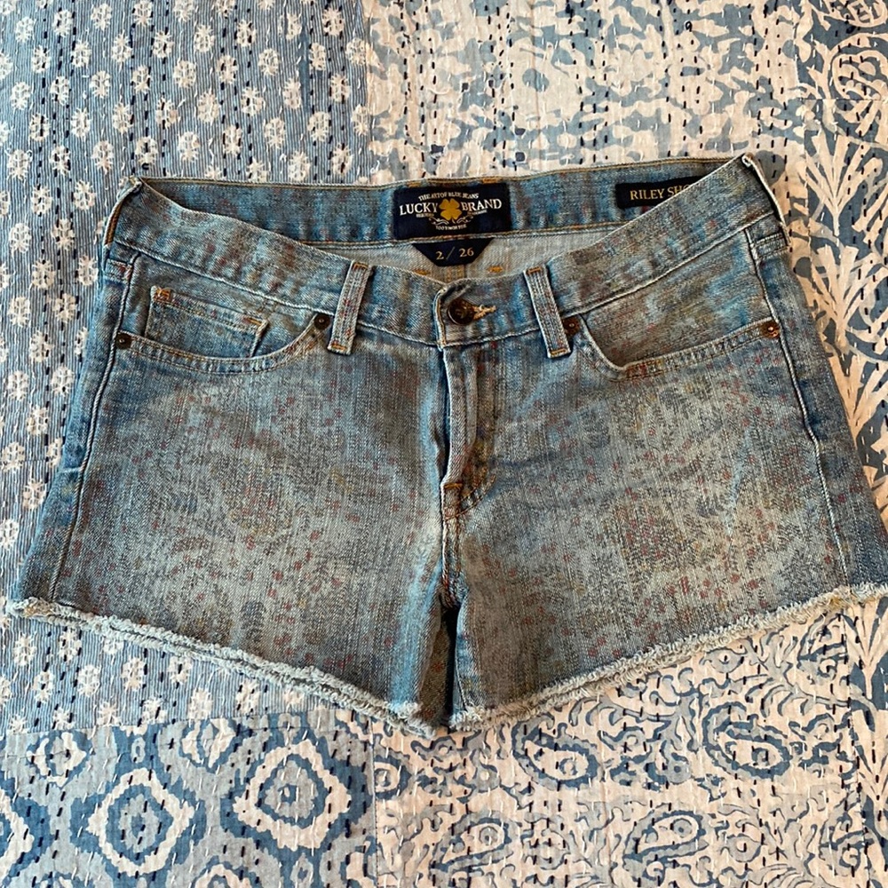 Lucky Brand Floral Print Riley Shorts